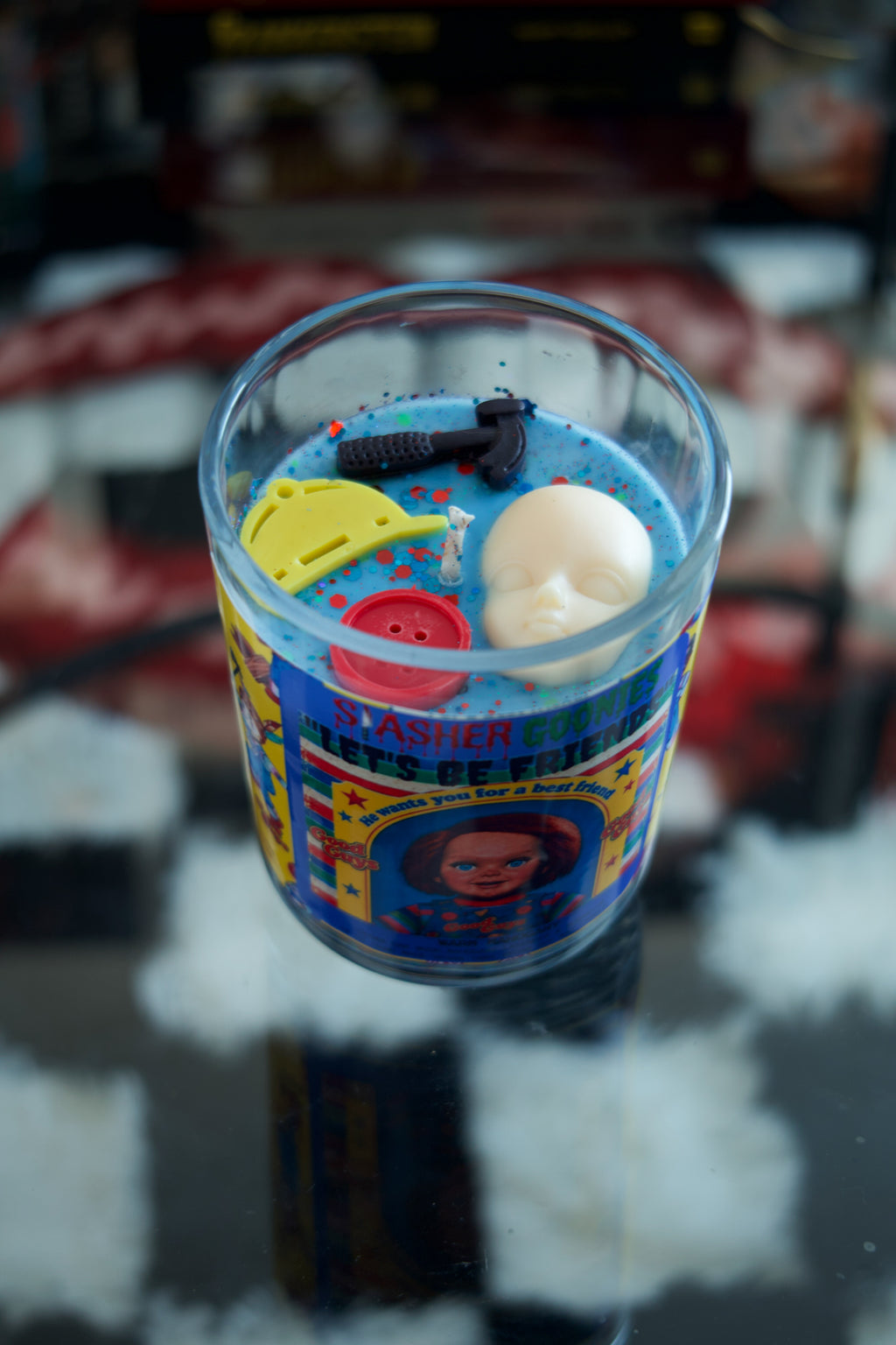 Chucky “Let’s be friends” Candle
