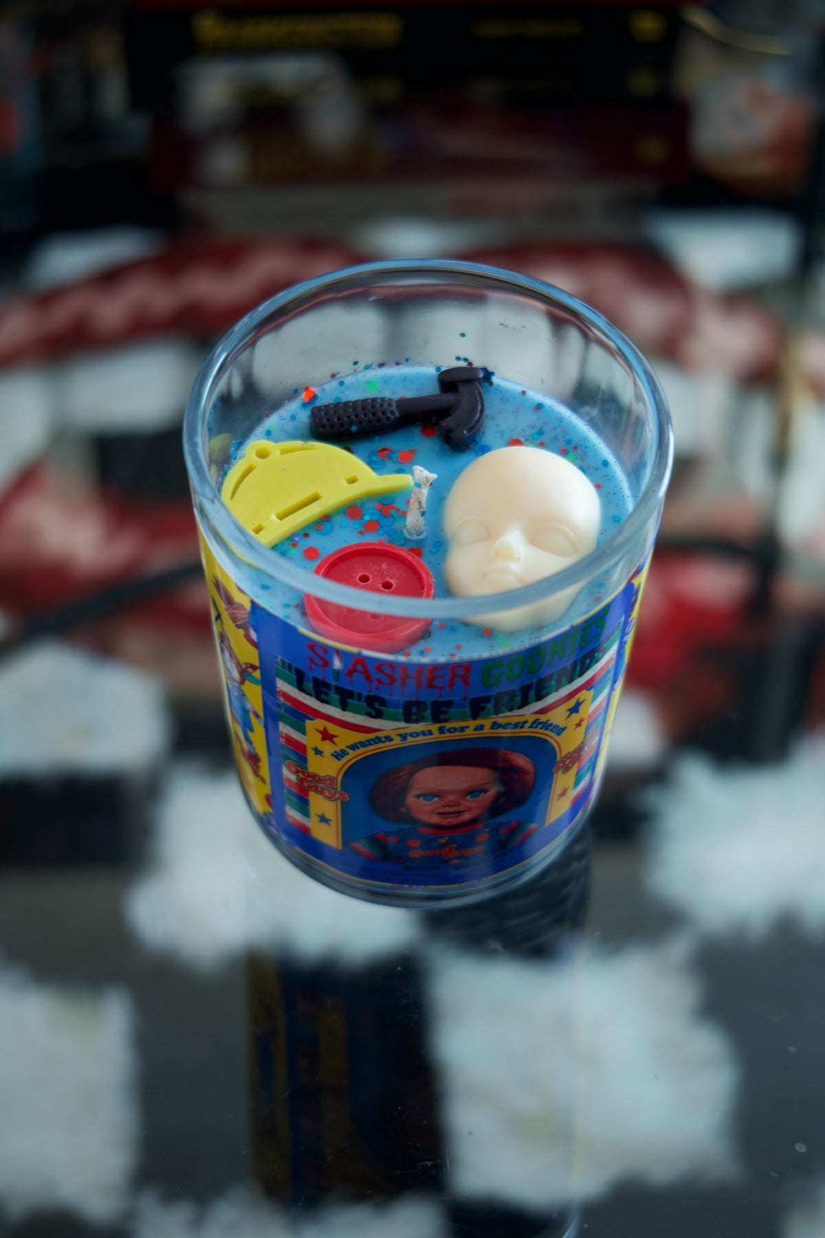 Chucky “Let’s be friends” Candle