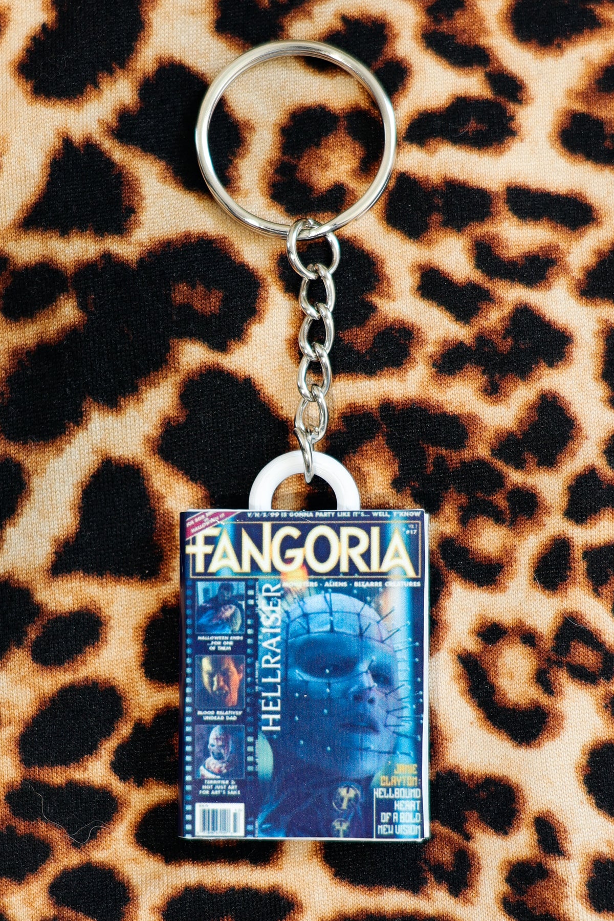 Fangoria Hellraiser Magazine Keychain