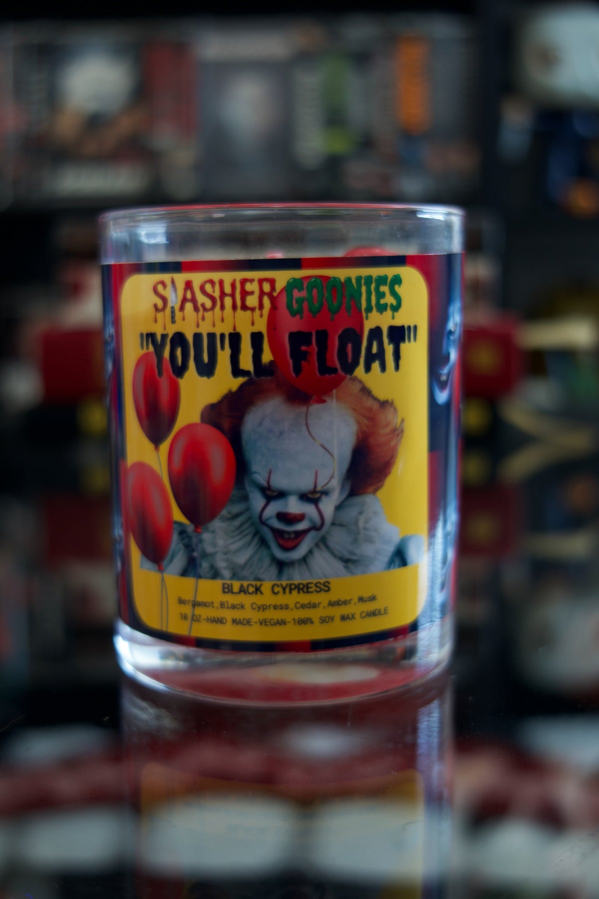 Pennywise “You’ll float” Candle