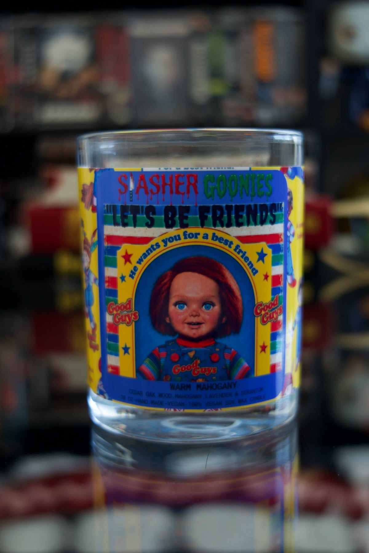 Chucky “Let’s be friends” Candle