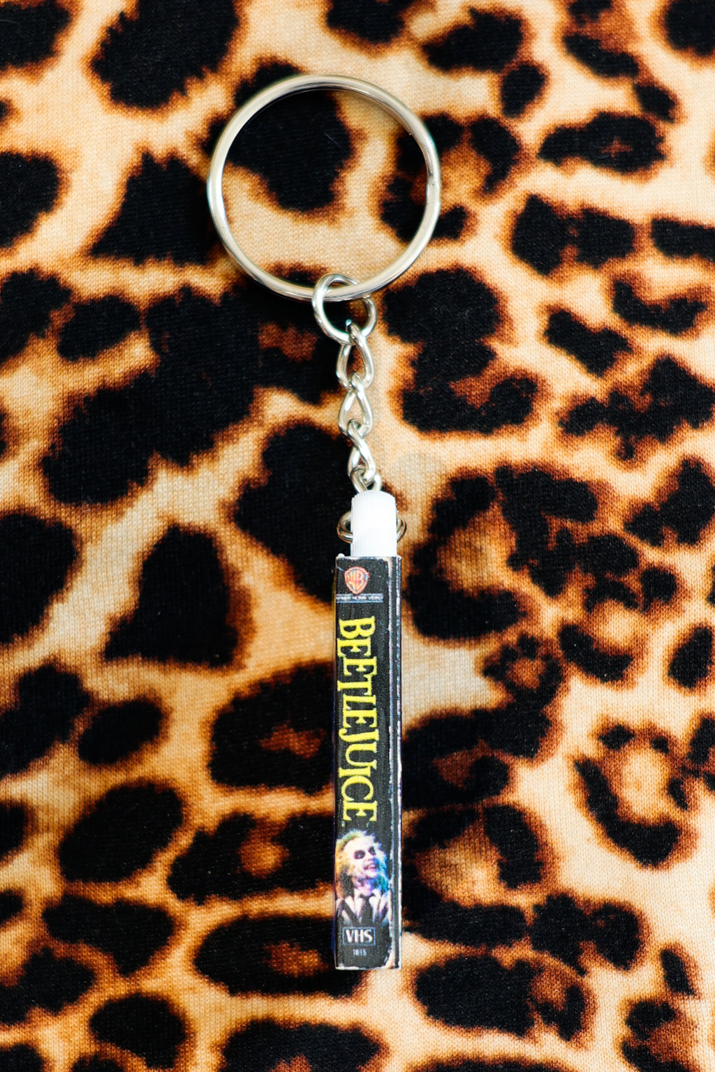 Bettlejuice VHS Keychain