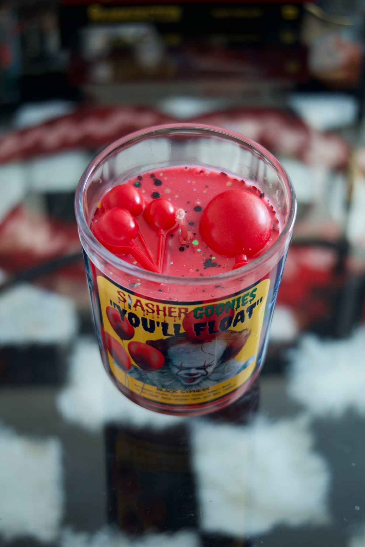 Pennywise “You’ll float” Candle