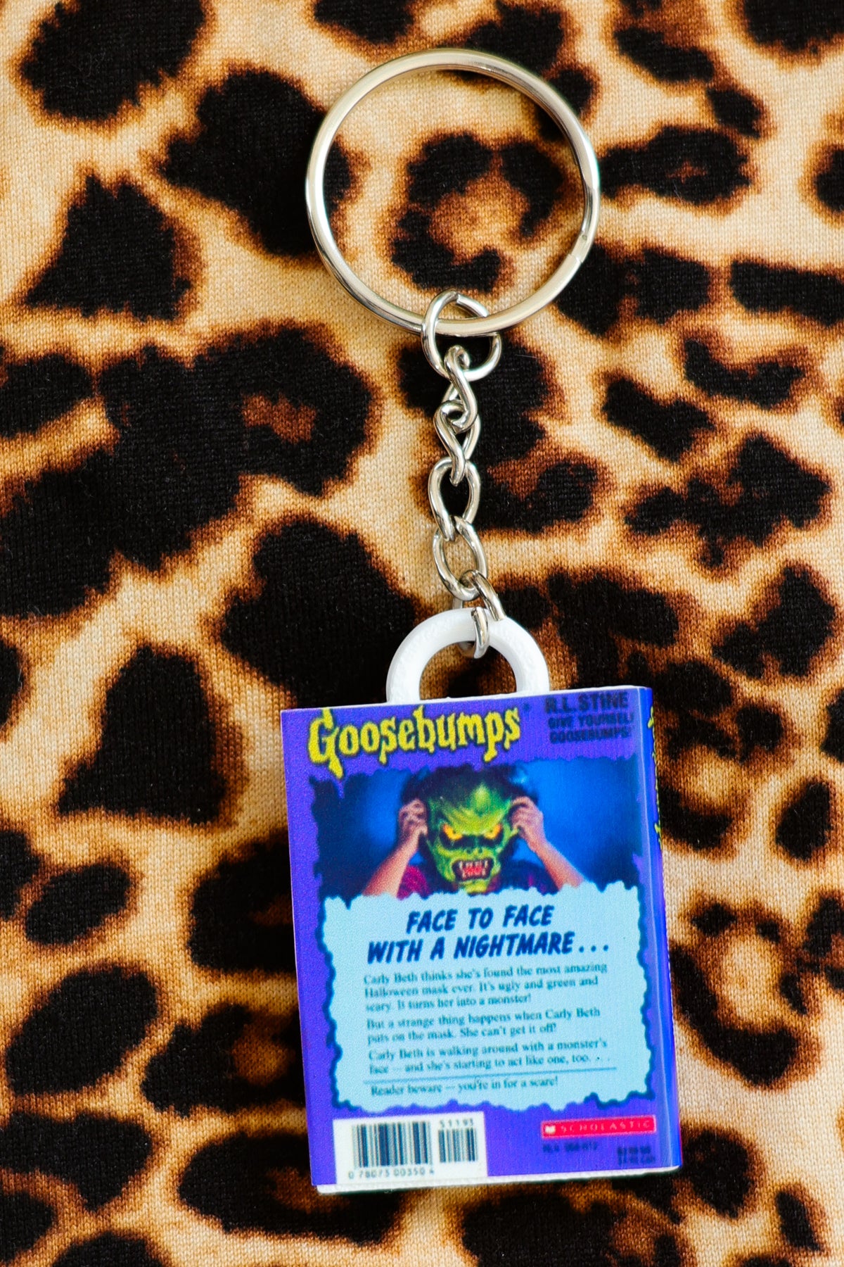 Goosebumps VHS Keychain
