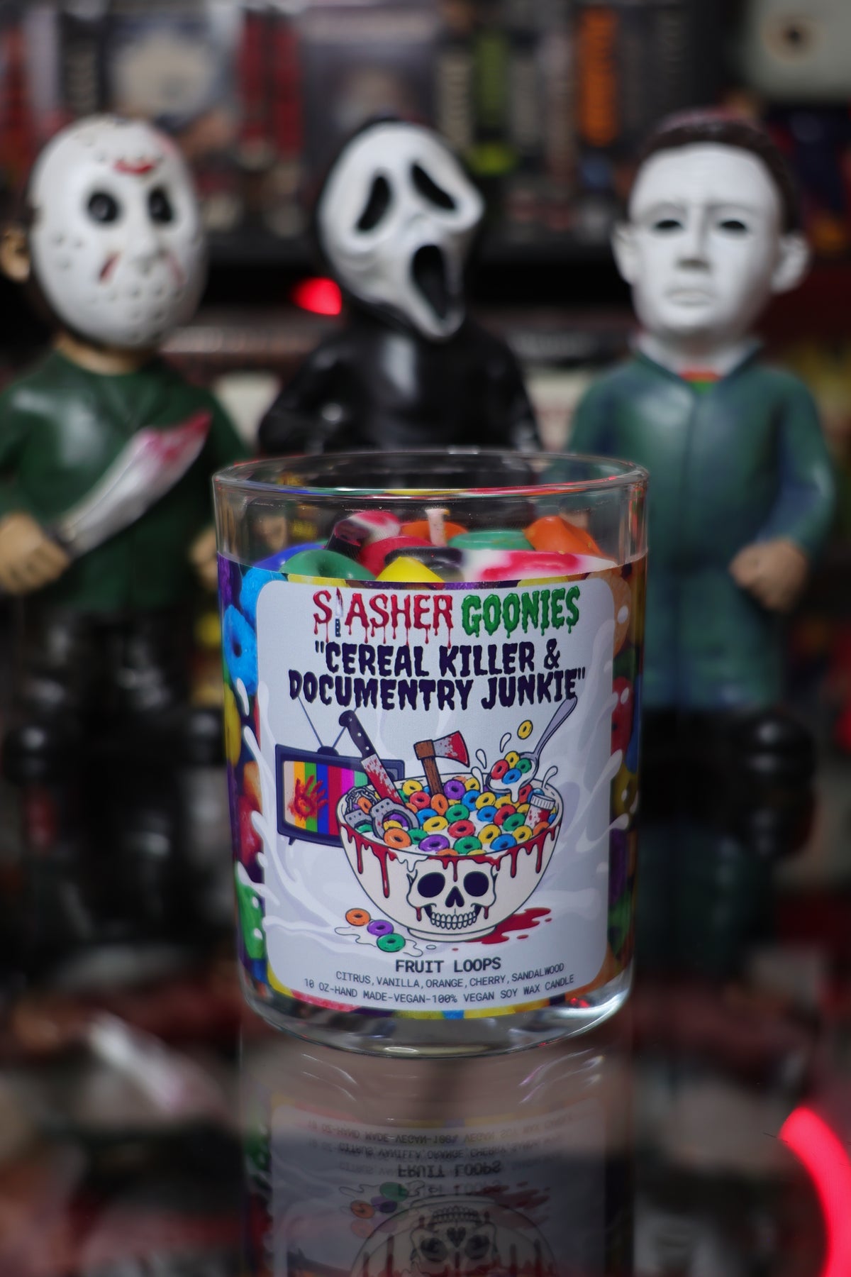 Cereal Killer; True crime & documentary junky Candle