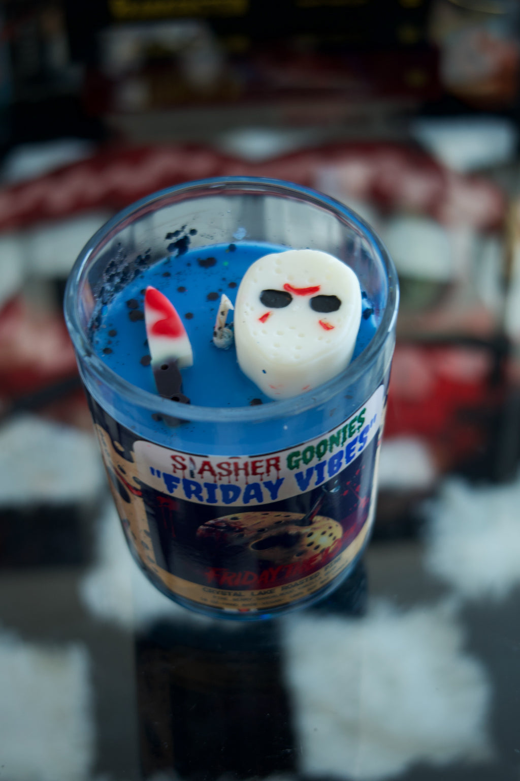 Jason Friday the 13th “Friday vibes” Candle