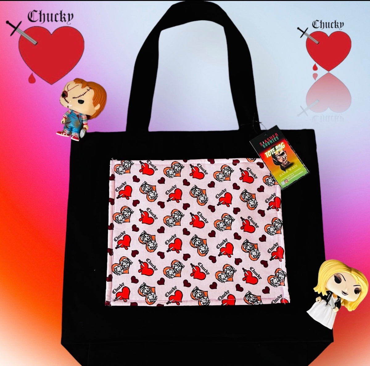 Chucky & Tiffany Tote Bag