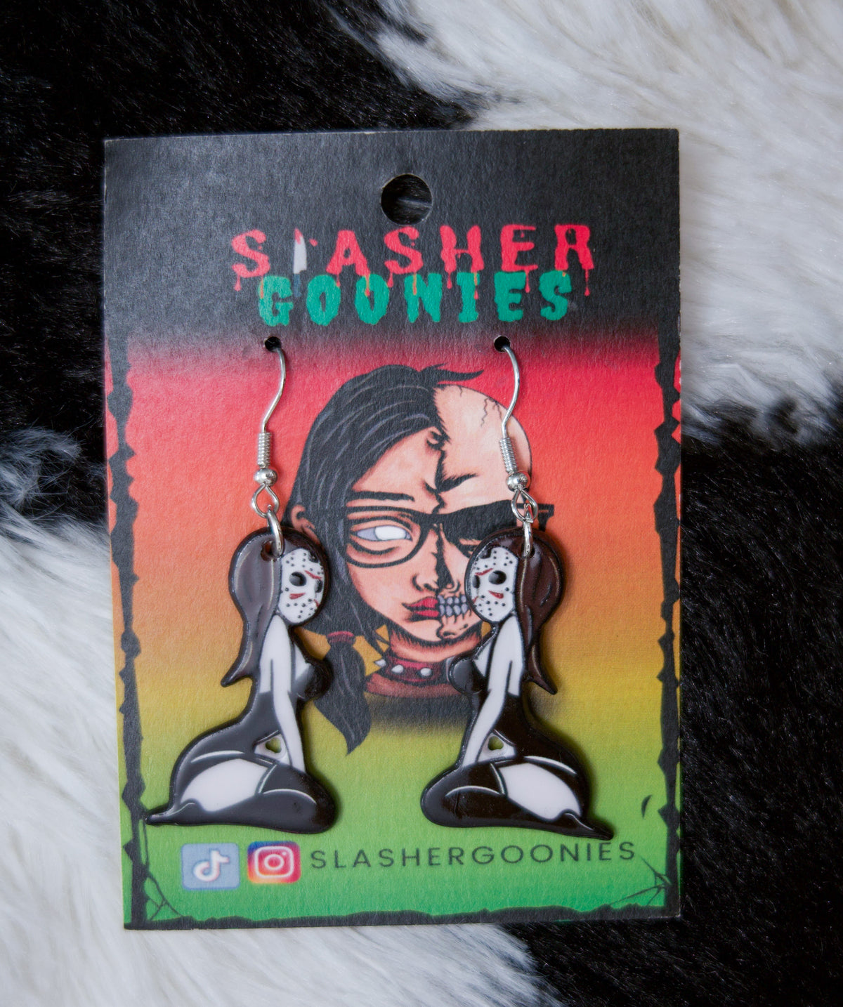Jason Voorhees Girl Earrings
