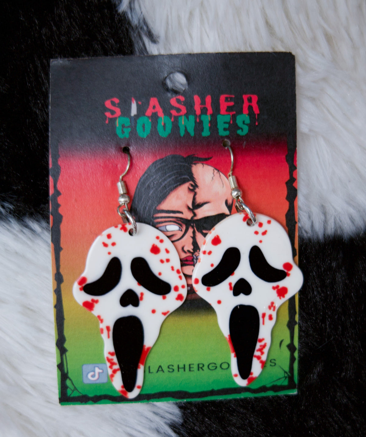 Bloody Ghostface Earrings