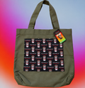 Annabelle Olive Green Tote Bag