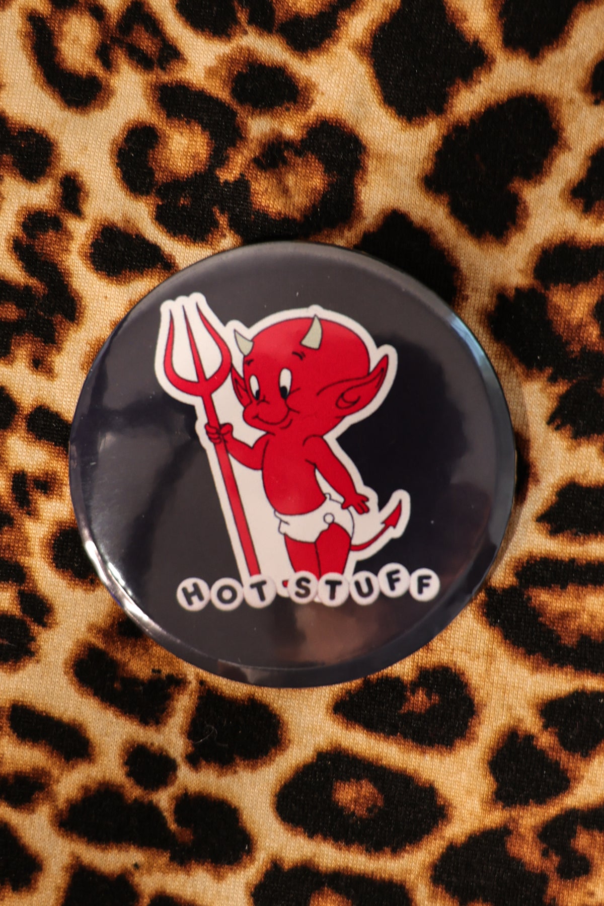 Hot Stuff the Little Devil Button