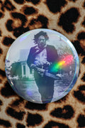 Leatherface Holographic Button